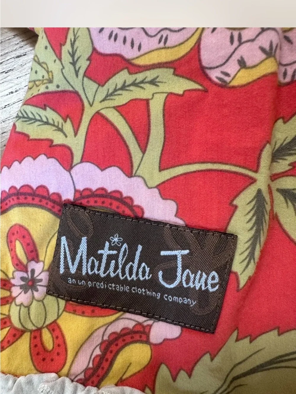Matilda Jane Yellow & Pink Floral Dress